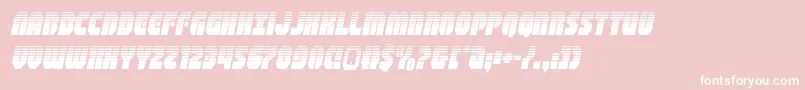 shogunatehalfital Font – White Fonts on Pink Background