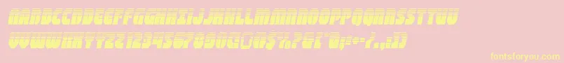 shogunatehalfital Font – Yellow Fonts on Pink Background