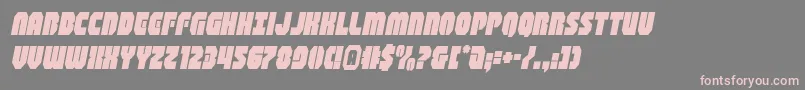 shogunateital Font – Pink Fonts on Gray Background