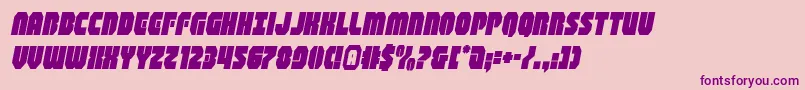 shogunateital Font – Purple Fonts on Pink Background