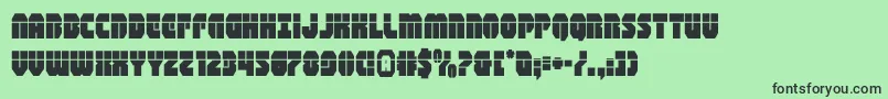 shogunatelaser Font – Black Fonts on Green Background