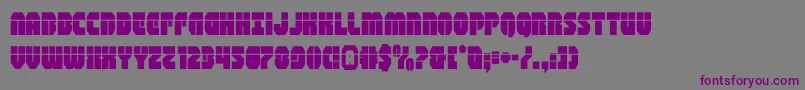 shogunatelaser Font – Purple Fonts on Gray Background