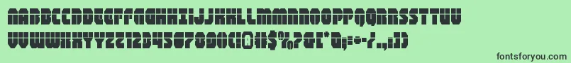 shogunatelaser Font – Black Fonts on Green Background