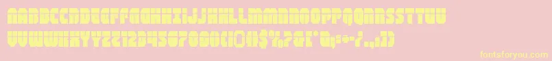 shogunatelaser Font – Yellow Fonts on Pink Background