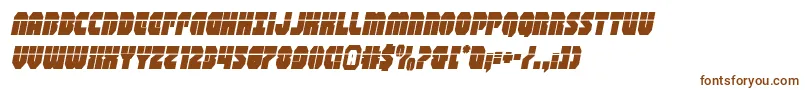 shogunatelaserital Font – Brown Fonts on White Background