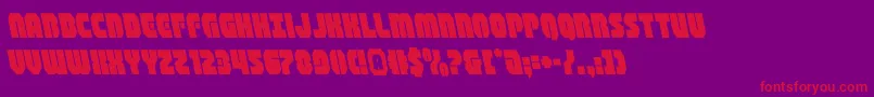shogunateleft Font – Red Fonts on Purple Background