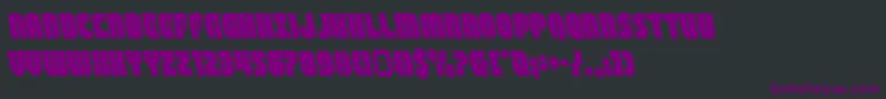 shogunateleft Font – Purple Fonts on Black Background