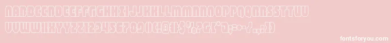 shogunateout Font – White Fonts on Pink Background