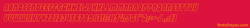 More about shogunateoutital Font shogunateoutital Font – Orange Fonts on Red Background