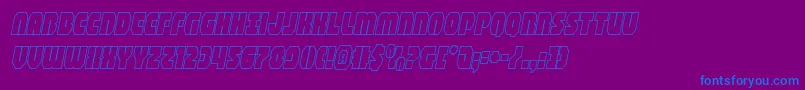 fuente shogunateoutital – Fuentes Azules Sobre Fondo Morado