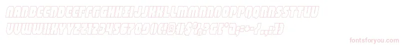 shogunateoutital Font – Pink Fonts on White Background