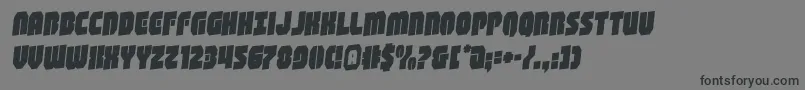 shogunaterotal-Schriftart – Schwarze Schriften auf grauem Hintergrund