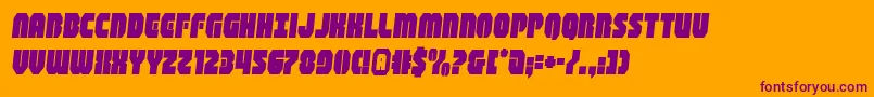 shogunatesemital Font – Purple Fonts on Orange Background
