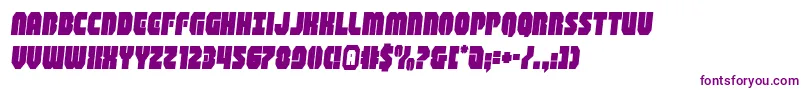 Шрифт shogunatesemital – фиолетовые шрифты на белом фоне