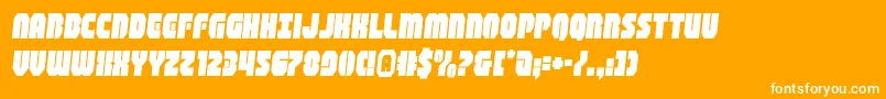 shogunatesemital Font – White Fonts on Orange Background