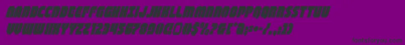 shogunatesuperital Font – Black Fonts on Purple Background