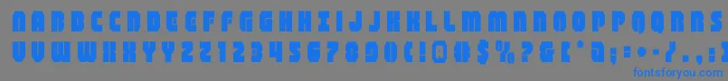 shogunatetitle Font – Blue Fonts on Gray Background