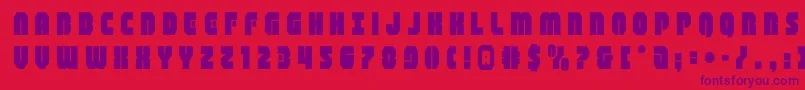 fuente shogunatetitle – Fuentes Moradas Sobre Fondo Rojo