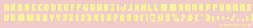 shogunatetitle Font – Yellow Fonts on Pink Background