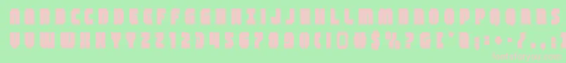 shogunatetitle Font – Pink Fonts on Green Background