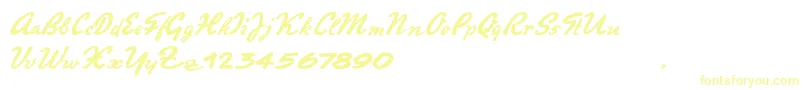 PromotionScript Font – Yellow Fonts