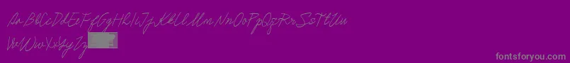 Sholeha-Schriftart – Graue Schriften auf violettem Hintergrund