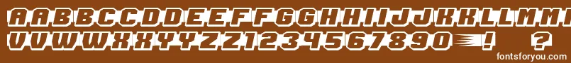 ShoottoKill Font – White Fonts on Brown Background