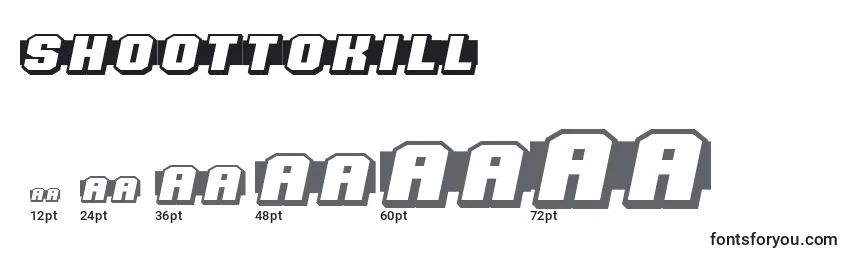 ShoottoKill Font Sizes