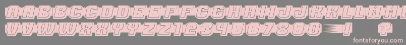 ShoottoKillFilled Font – Pink Fonts on Gray Background