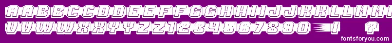 ShoottoKillFilled Font – White Fonts on Purple Background