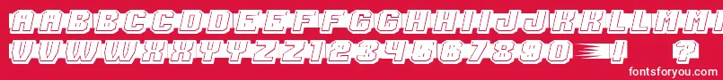ShoottoKillFilled Font – White Fonts on Red Background