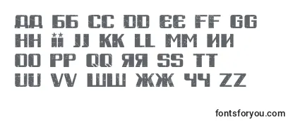 RussianSpringGrunged Font