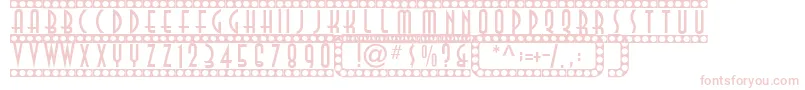 Showtime Font – Pink Fonts on White Background