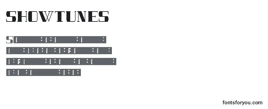 SHOWTUNES Font