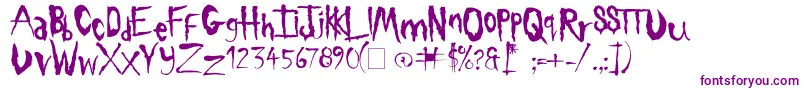sickness Font – Purple Fonts