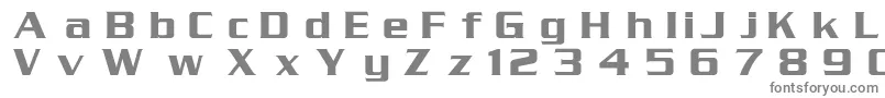 フォントSerpentineRus – 白い背景に灰色の文字