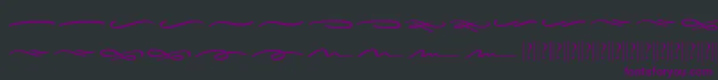 Sieroty Swash Font – Purple Fonts on Black Background