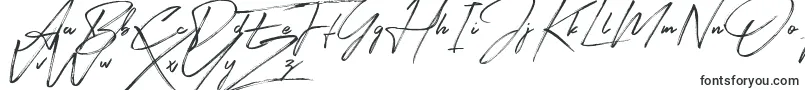 Signatour-fontti – Kirjoitetut fontit
