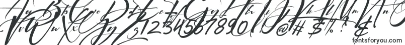 Шрифт Signatrue – шрифты кистью