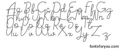 Signattured Font