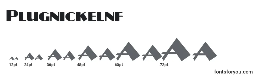 Plugnickelnf Font Sizes