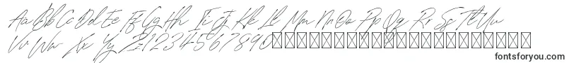 SignatureVP PersonalUse-Schriftart – Schriften für Microsoft PowerPoint