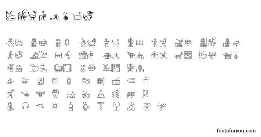 Fuente Signotek (140881) - alfabeto, números, caracteres especiales