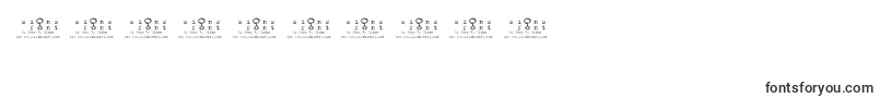 signs   zeichen 2 0 Font – Fonts for Numbers and Digits