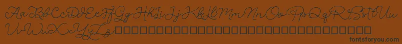 More about SignSound Font SignSound Font – Black Fonts on Brown Background