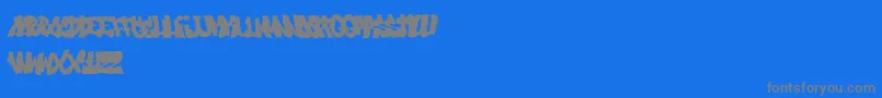 Шрифт Sikz Tm Burner – серые шрифты на синем фоне