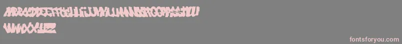 Sikz Tm Burner Font – Pink Fonts on Gray Background