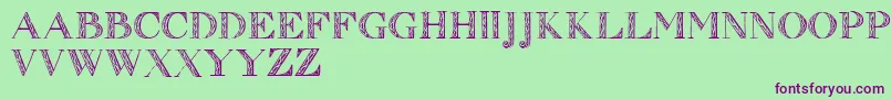 More about Zierinitialen1 Font Zierinitialen1 Font – Purple Fonts on Green Background