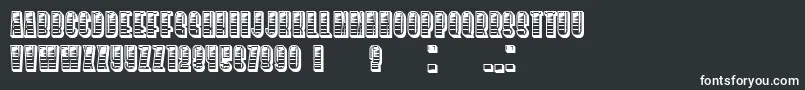 フォントSilenceGradient – 白い文字