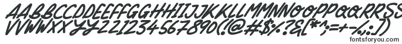 Czcionka Silky Smooth Italic – czcionki dla Adobe Acrobat